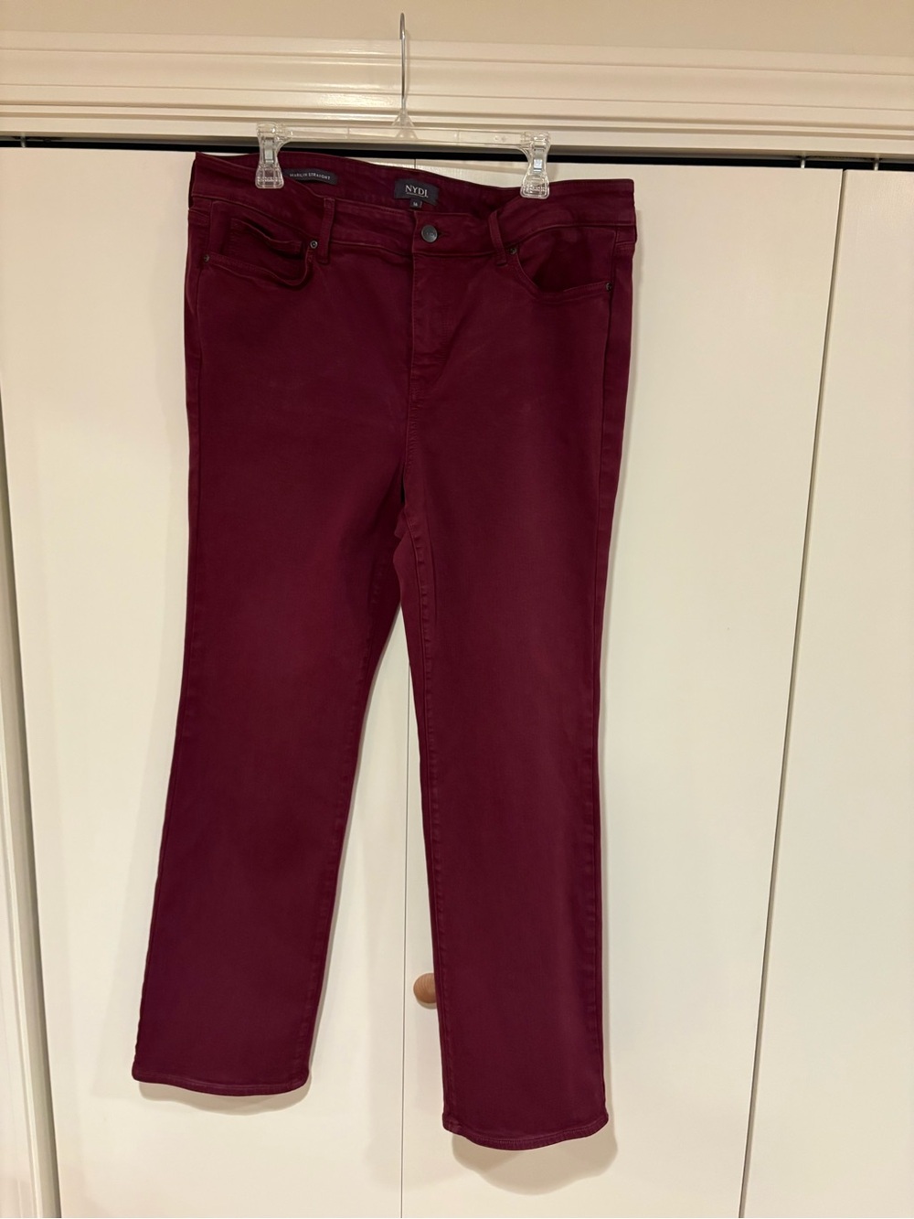 NYDJ Burgundy Size 16